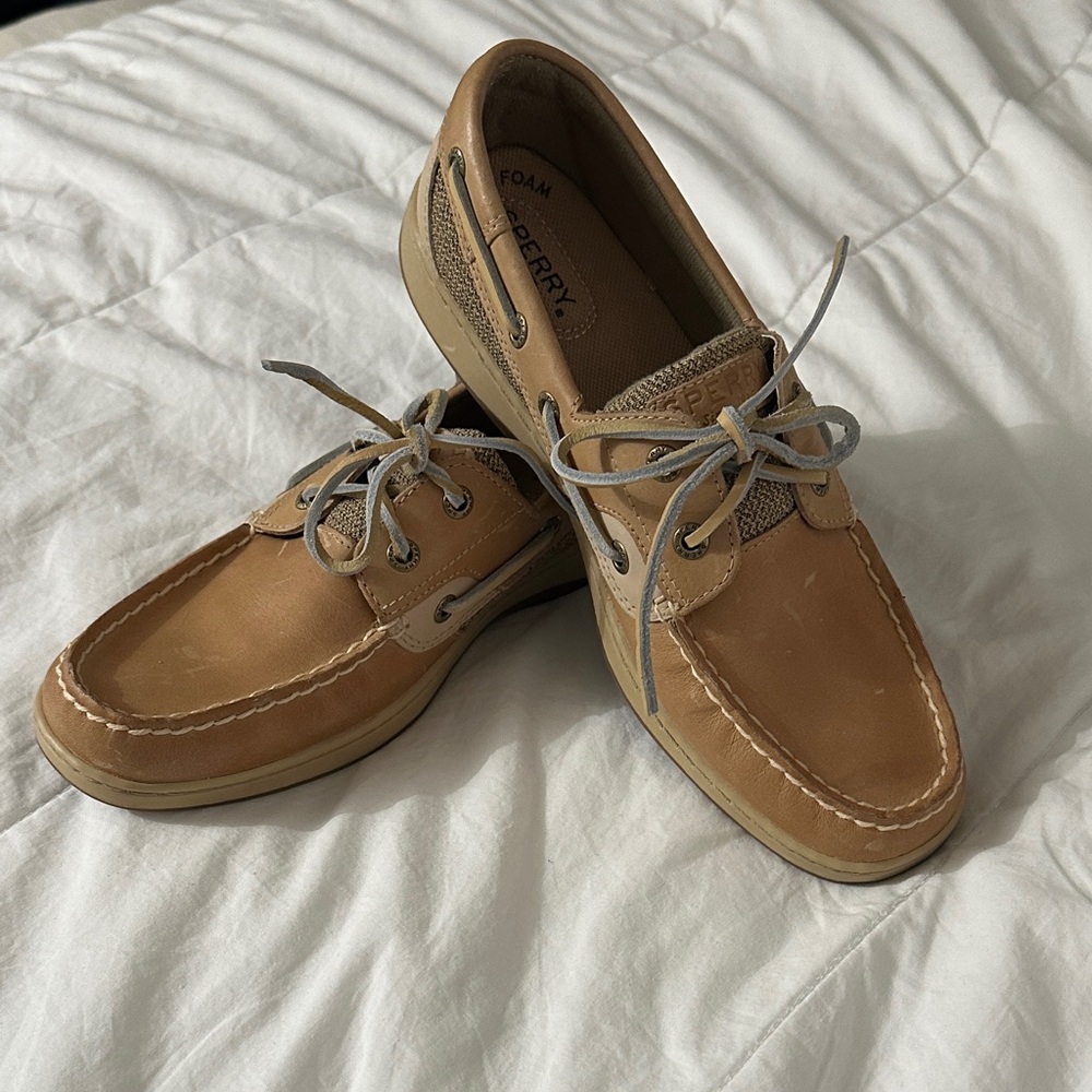 Sperry Tan Leather Loafers